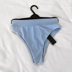 Brand new high waisted ribbed bikini bottoms